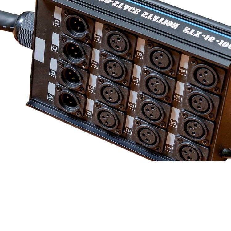 20 kênh cáp rắn XLR Profile thấp gửi bảng mạch XLR Splitter 100 feet
