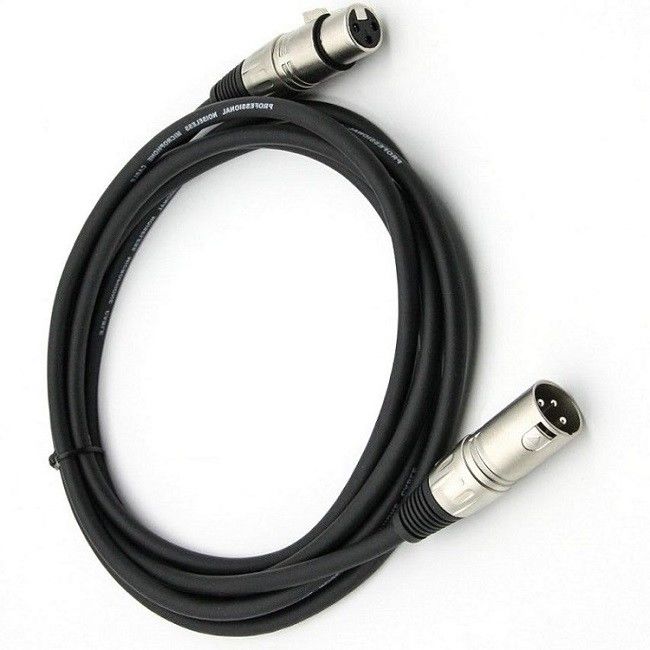 30ft XLR Microphone Cable OFC đồng dẫn và đồng đan chắn nam đến nữ