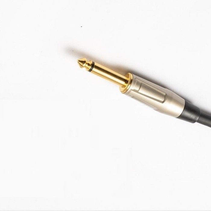 22 Awg Bass Guitar Cable 1/4 Inch thẳng đến 1/4 Inch góc Bass Amp Cord cho Amp