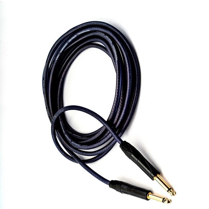Cáp âm thanh Guitar màu tím Cáp gắn kết nhạc cụ Cáp thẳng đến thẳng Cáp âm thanh Pro 10ft
