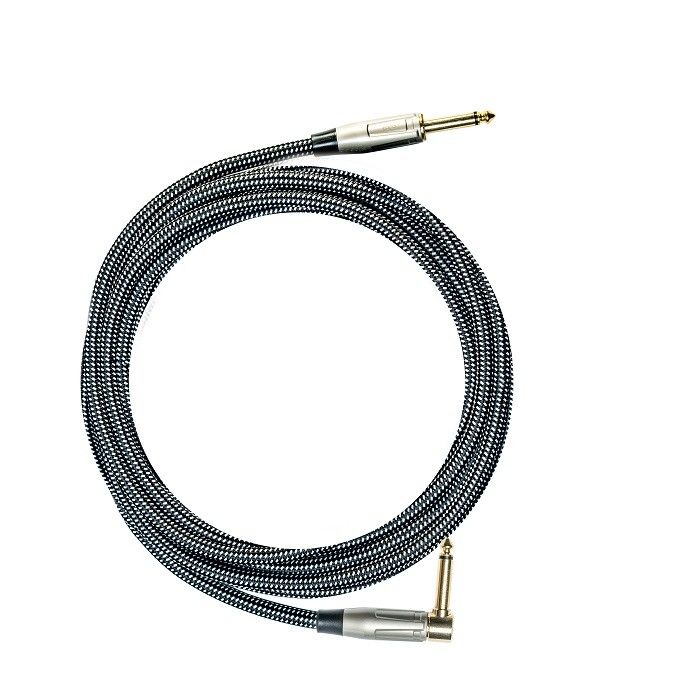 100% OEM Guitar Cable Instrument Patch Cable Tweed Cloth thẳng đến góc