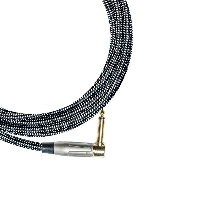 100% OEM Guitar Cable Instrument Patch Cable Tweed Cloth thẳng đến góc