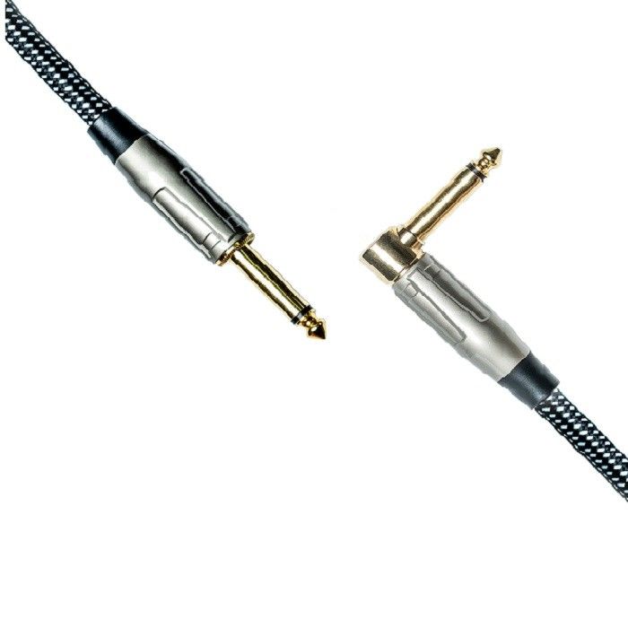 100% OEM Guitar Cable Instrument Patch Cable Tweed Cloth thẳng đến góc