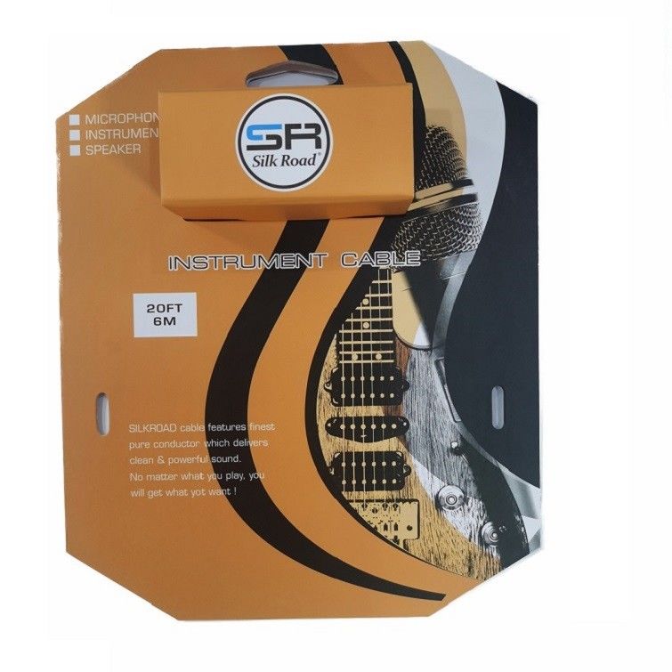 Cáp âm thanh Guitar 10ft cho Guitar điện thẳng đến góc Cáp Amp Cáp Guitar