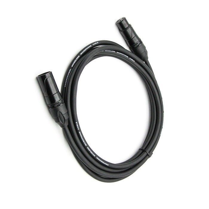 AWG 24 XLR Cáp micrô Đen XLR nam đến XLR nữ Cáp micrô cho máy trộn