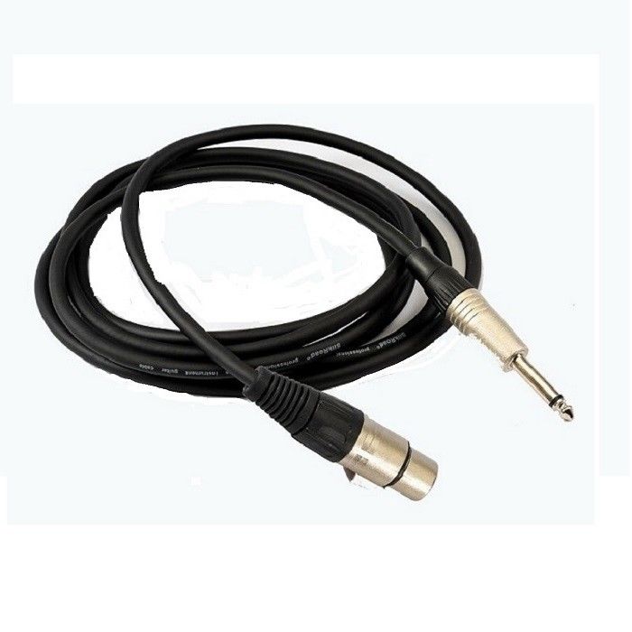 1/4 Inch Microphone Cable 10 Ft XLR Cable XLR Nam đến XLR Đàn bà