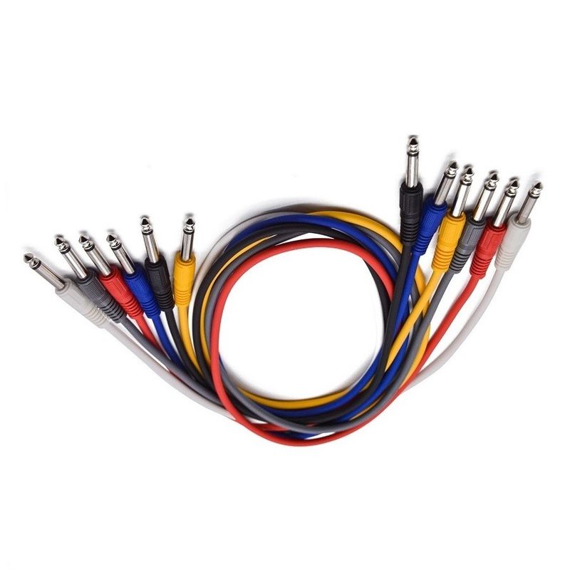 1 Foot Guitar Patch Cable Leads For Effect Pedal 6 Màu Guitar Pedal Cable Cable