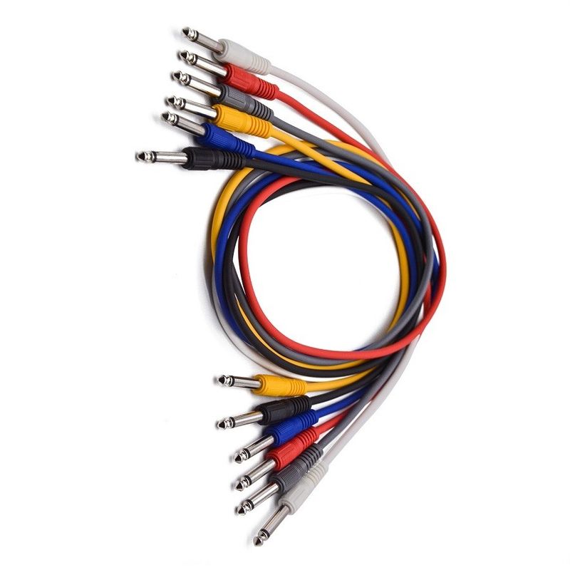 Đỏ vàng Guitar Pedal Jumper Cable 1/4