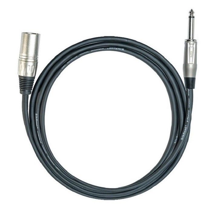 Awg22 XLR Cáp micrô 6.35mm 10 Ft Cáp XLR XLR đến 1/4 