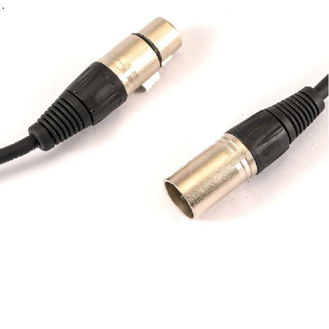 Cáp micro XLR màu đen nam đến nữ dây micro dẫn cho máy trộn micro