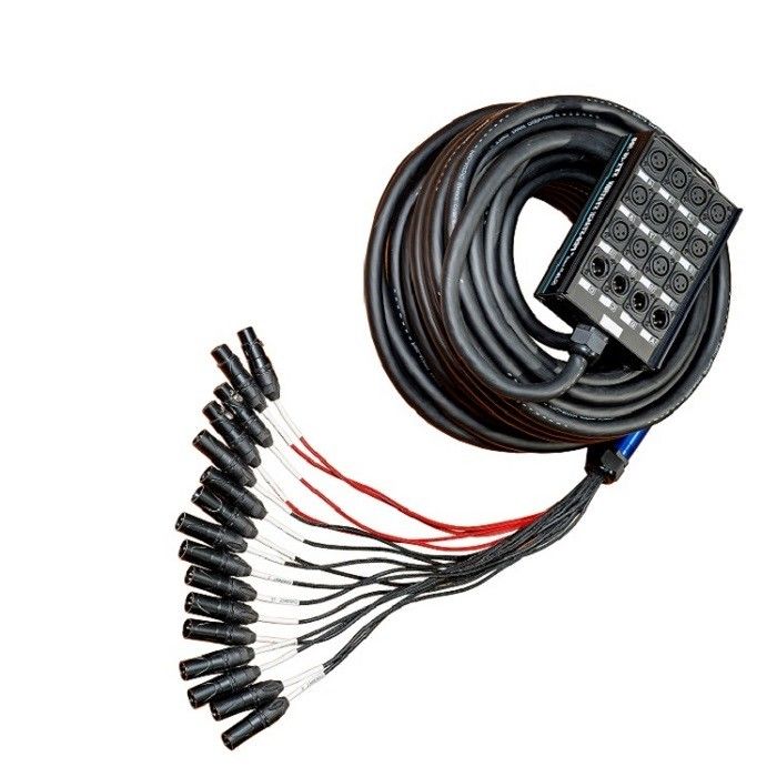 Bulk Audio Snake Cable Multi Channels XLR Low Profile Send Circuit Board XLR Splitter 100 feet
