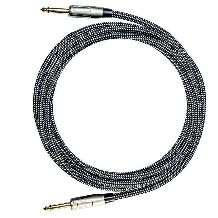 Cáp âm thanh Guitar điện Nylon đan dây cáp thiết bị vá 1/4 inch Cáp Amp