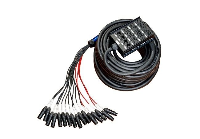 40cm Pro Audio Snake cáp 4-Core Đen âm thanh rõ ràng cho các chuyên gia