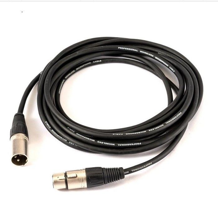 10foot XLR Nam đến nữ Microphone Cable Mic Cord cho máy trộn
