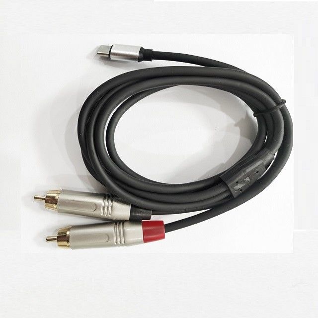 DAC loại C đến cáp chia RCA Y kép Chiếc chip DAC mạnh mẽ tích hợp