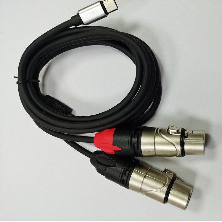 DAC C đến cáp âm thanh nữ XLR kép Y Splitter tích hợp chip DAC mạnh mẽ