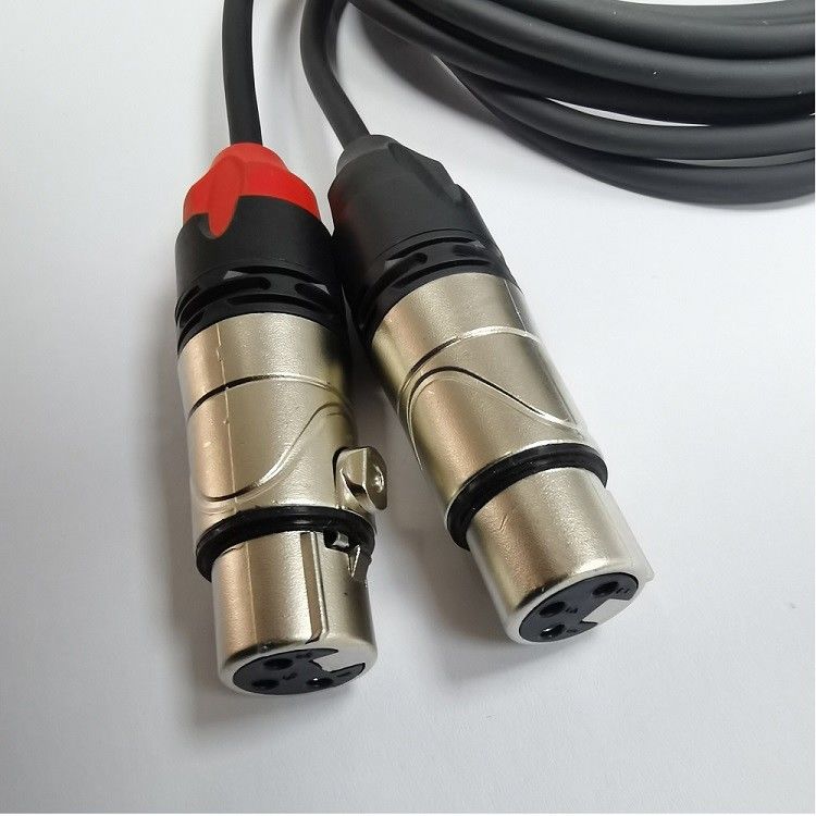 DAC C đến cáp âm thanh nữ XLR kép Y Splitter tích hợp chip DAC mạnh mẽ