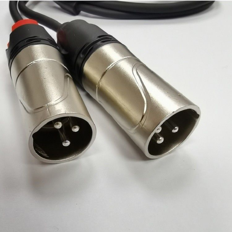 DAC C đến cáp âm thanh nam XLR kép Y Splitter tích hợp chip DAC mạnh mẽ